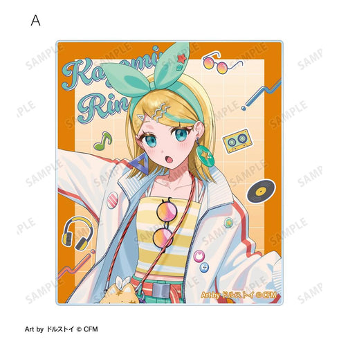 『初音ミク』描き下ろし 鏡音リン シティポップver. Art by ドルストイ アクリルカード2枚セット