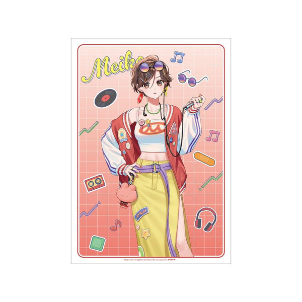 『初音ミク』描き下ろし MEIKO シティポップver. Art by ドルストイ A3マット加工ポスター