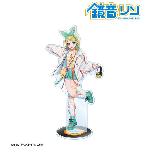 『初音ミク』描き下ろし 鏡音リン シティポップver. Art by ドルストイ BIGアクリルスタンド