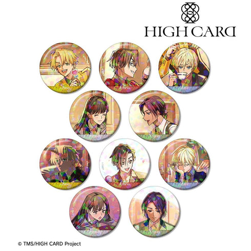 『HIGH CARD』トレーディング エンディングイラスト ホログラム缶バッジ(単位/BOX)