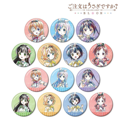 "Is the Order a Rabbit? BLOOM" Trading Ani-Art Series 2 Pin Badges (Sold by the box)