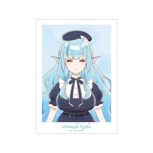 《非人教室的厭世教師》水月鏡花 Ani-Art aqua label A3 霧面加工海報