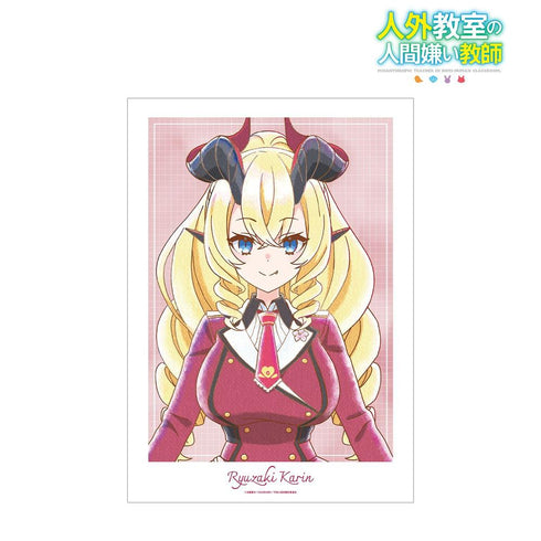 《異類教室的厭世教師》龍崎卡琳 Ani-Art aqua label A3 霧面加工海報