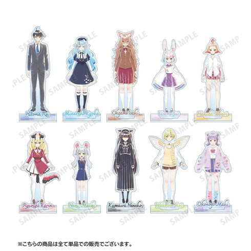 《人外教室的人類厭惡教師》右左美彗 Ani-Art aqua label 附配件 BIG 亞克力立牌