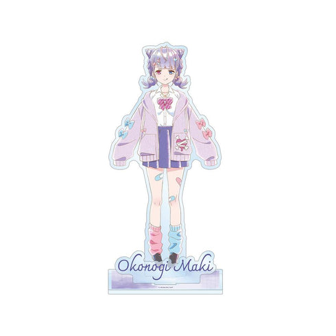 《非人教室的厭世教師》小此鬼真紀 Ani-Art aqua label 附配件大型亞克力立牌