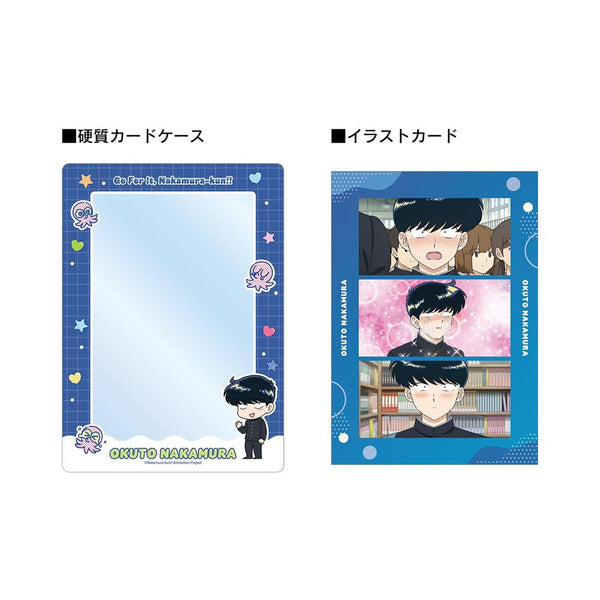"Go for It, Nakamura-kun!!" Nakamura Okuto Mini Character A5 Rigid Card Case & A5 Scene Illustration Card Set