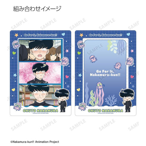 "Go for It, Nakamura-kun!!" Nakamura Okuto Mini Character A5 Rigid Card Case & A5 Scene Illustration Card Set