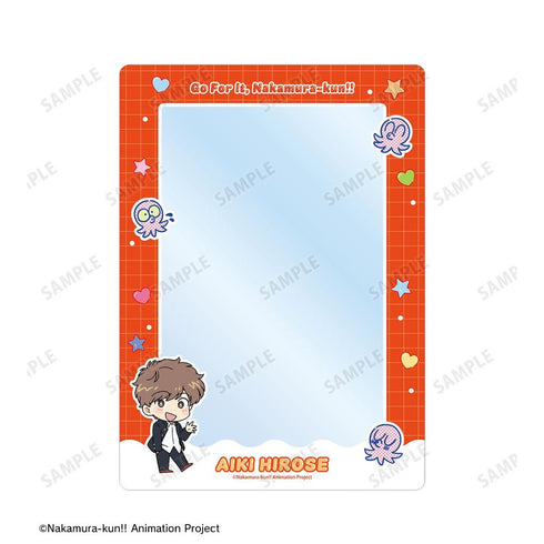 "Go for It, Nakamura-kun!!" Aki Hirose Mini Character A5 Rigid Card Case & A5 Scene Illustration Card Set
