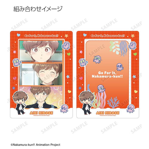 "Go for It, Nakamura-kun!!" Aki Hirose Mini Character A5 Rigid Card Case & A5 Scene Illustration Card Set