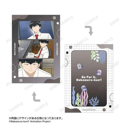 "Go for It, Nakamura-kun!!" by So Otokiri: Mini Character A5 Rigid Card Case & A5 Scene Illustration Card Set