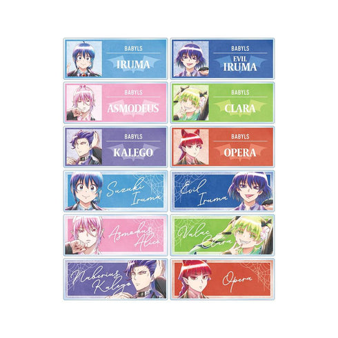 《魔入了!入間君》全新繪製 黑色系造型版 Ani-Art aqua label 壓克力名牌(單位/盒)