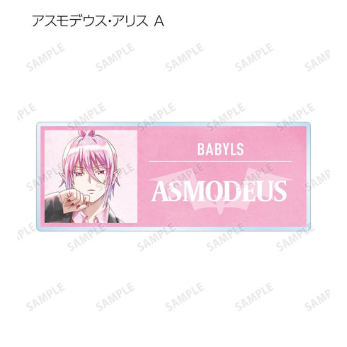 《魔入了!入間君》全新繪製 黑色系造型版 Ani-Art aqua label 壓克力名牌(單位/盒)