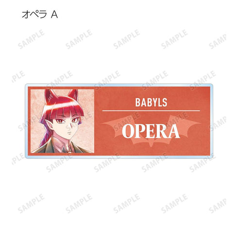 《魔入了!入間君》全新繪製 黑色系造型版 Ani-Art aqua label 壓克力名牌(單位/盒)
