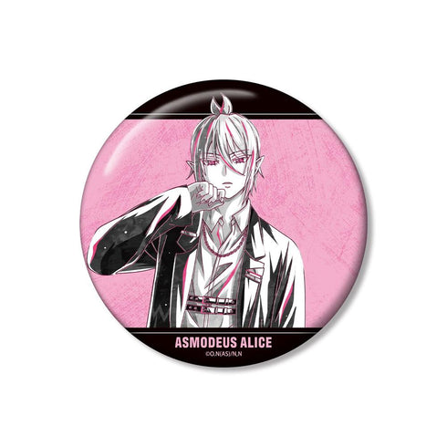 『魔入りました!入間くん』描き下ろし アスモデウス・アリス ブラックコーデver. Ani-Art BLACK LABEL 100mm缶バッジ