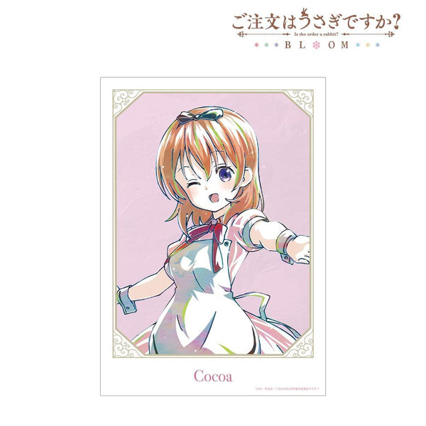 "Is the Order a Rabbit? BLOOM" Cocoa Ani-Art Series 2 A3 Matte-Finish Poster