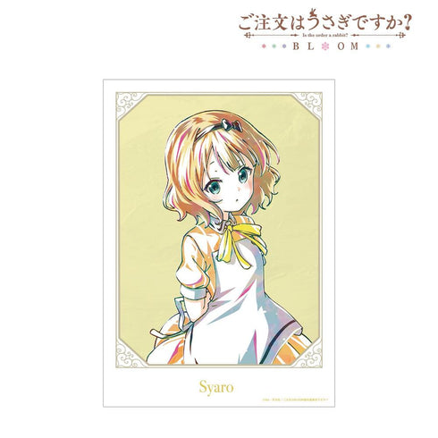 "Is the Order a Rabbit? BLOOM" Sharo Ani-Art Series 2 A3 Matte-Finish Poster