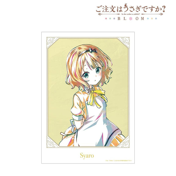 "Is the Order a Rabbit? BLOOM" Sharo Ani-Art Series 2 A3 Matte-Finish Poster
