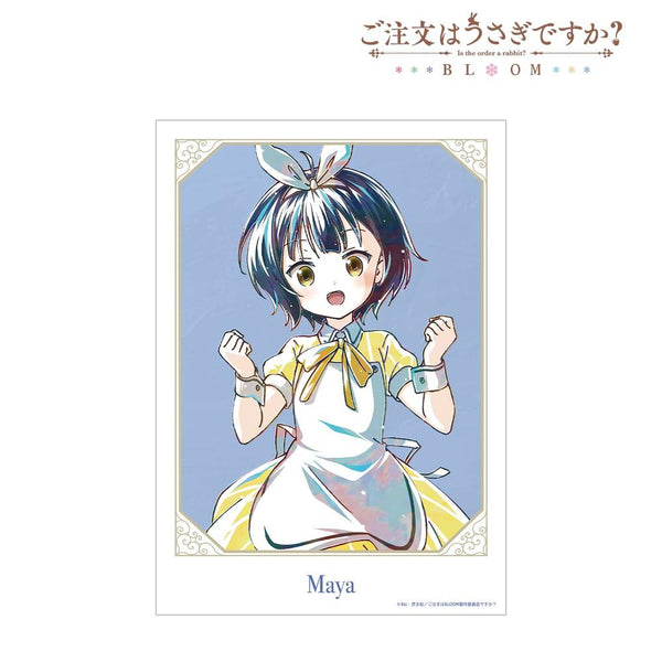 "Is the Order a Rabbit? BLOOM" Maya Ani-Art Series 2 A3 Matte-Finish Poster
