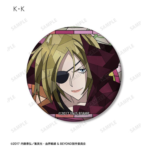 "Blood Blockade Battlefront & BEYOND" Trading Aure Glass Matte Pin Badges (Sold by the box)