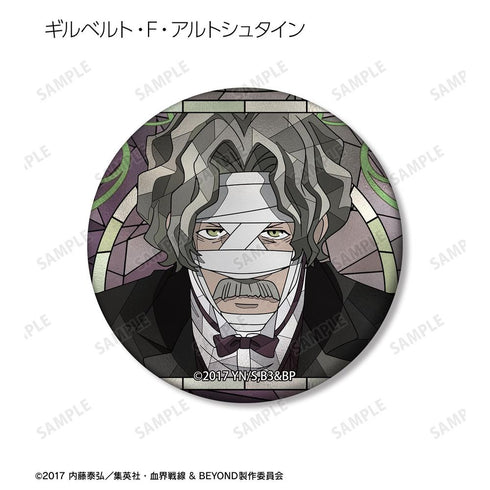 "Blood Blockade Battlefront & BEYOND" Trading Aure Glass Matte Pin Badges (Sold by the box)