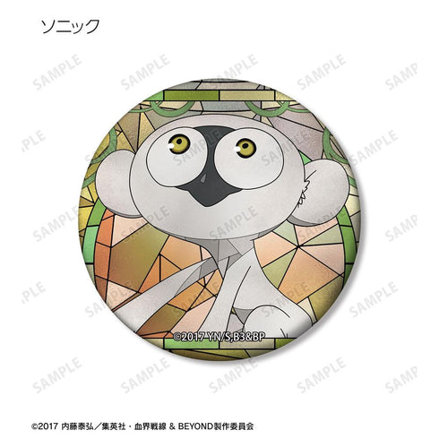 "Blood Blockade Battlefront & BEYOND" Trading Aure Glass Matte Pin Badges (Sold by the box)