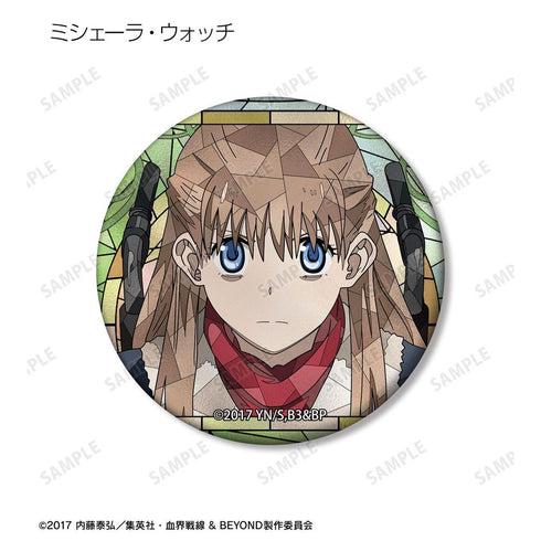 "Blood Blockade Battlefront & BEYOND" Trading Aure Glass Matte Pin Badges (Sold by the box)