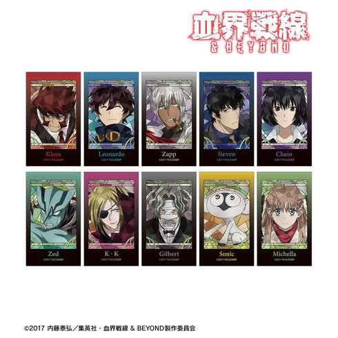 "Blood Blockade Battlefront & BEYOND" Trading Card Set: Aure Glass Illustration Cards (Sold by the box)