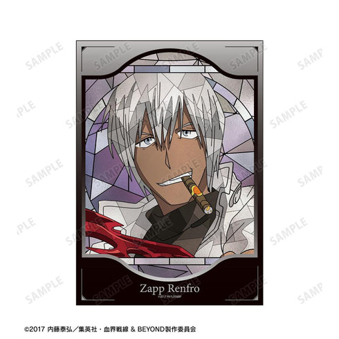 "Blood Blockade Battlefront & BEYOND" Zap Renfro Aure Glass A5 Illustration Card