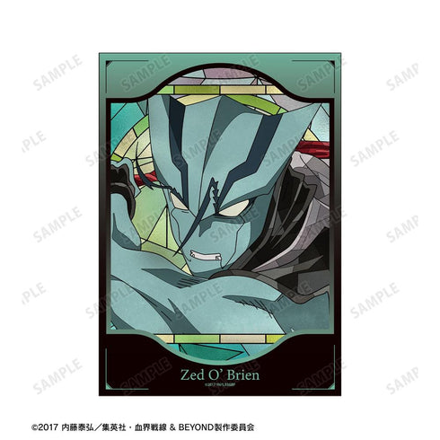 "Blood Blockade Battlefront & BEYOND" Zed O'Brien Aure Glass A5 Illustration Card