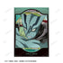 "Blood Blockade Battlefront & BEYOND" Zed O'Brien Aure Glass A5 Illustration Card