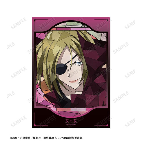 "Blood Blockade Battlefront & BEYOND" K.K. Aure Glass A5 Illustration Card