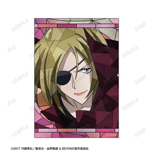 "Blood Blockade Battlefront & BEYOND" K.K. Aure Glass A5 Illustration Card