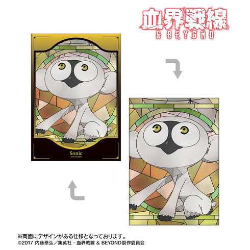 "Blood Blockade Battlefront & BEYOND" Sonic Aure Glass A5 Illustration Card