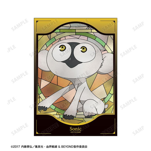 "Blood Blockade Battlefront & BEYOND" Sonic Aure Glass A5 Illustration Card