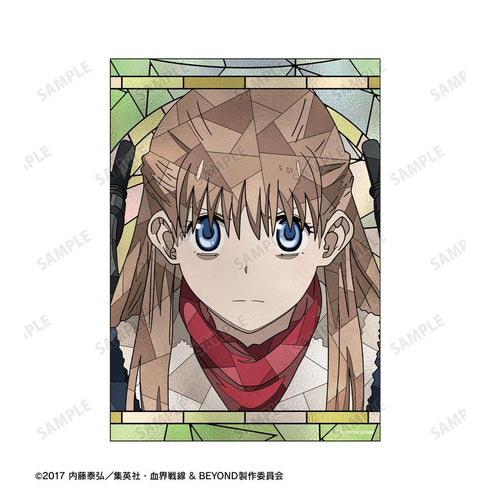 "Blood Blockade Battlefront & BEYOND" Michela Watch Aure Glass A5 Illustration Card