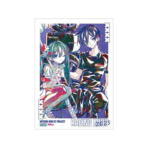 『初音ミク GTプロジェクト』レーシングミク 2025Ver. Ani-Art 第3弾 A3マット加工ポスター ver.A