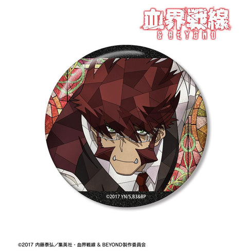 "Blood Blockade Battlefront & BEYOND" Klaus V. Reinhardt Aure Glass 75mm Glitter Pin
