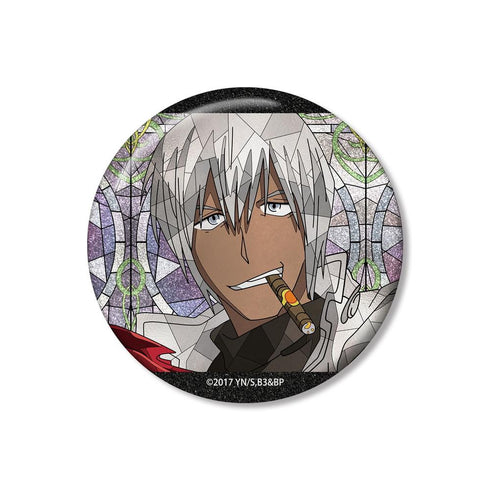 "Blood Blockade Battlefront & BEYOND" Zap Renfroe Aure Glass 75mm Glitter Pin