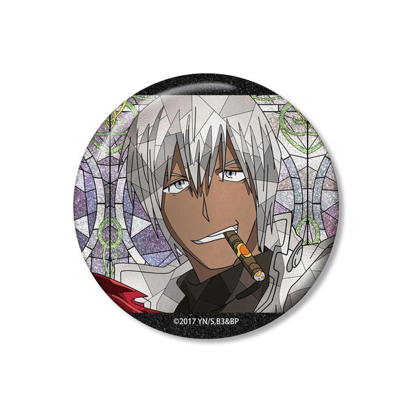 "Blood Blockade Battlefront & BEYOND" Zap Renfroe Aure Glass 75mm Glitter Pin