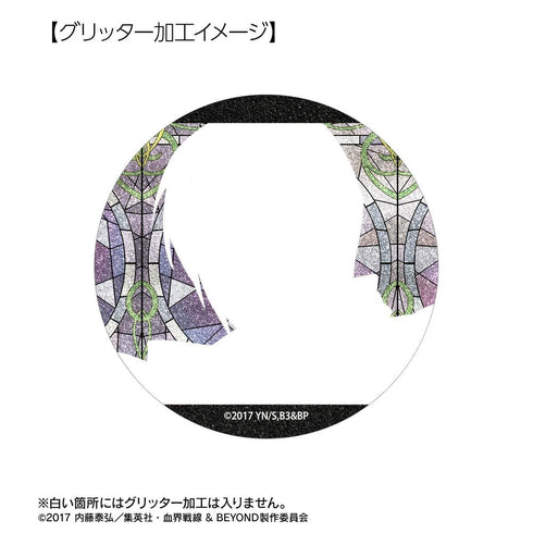 "Blood Blockade Battlefront & BEYOND" Zap Renfroe Aure Glass 75mm Glitter Pin
