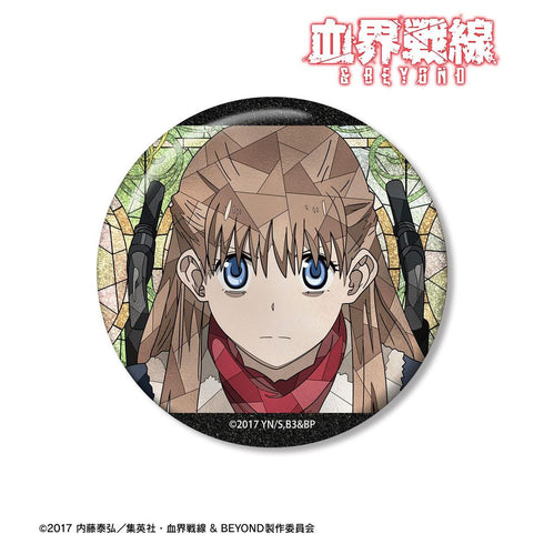 "Blood Blockade Battlefront & BEYOND" Michela Watch Aure Glass 75mm Glitter Pin
