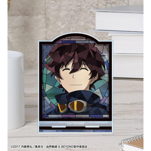"Blood Blockade Battlefront & BEYOND" Leonardo Watch Aure Glass BIG Acrylic Stand