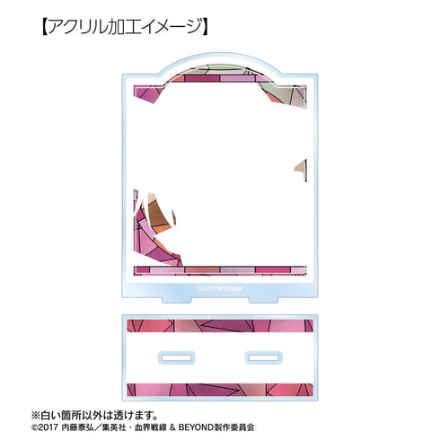 "Blood Blockade Battlefront & BEYOND" K.K. Aure Glass BIG Acrylic Stand