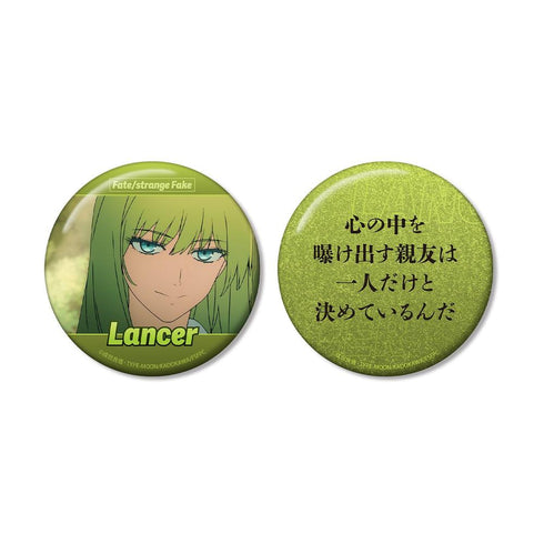『Fate/strange Fake』ランサー 75mm推しゴト缶バッジセット