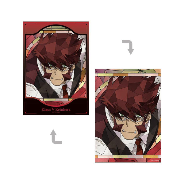 "Blood Blockade Battlefront & BEYOND" Klaus V. Reinhartz Aure Glass A5 Illustration Card