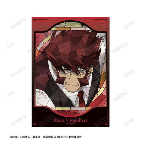 "Blood Blockade Battlefront & BEYOND" Klaus V. Reinhartz Aure Glass A5 Illustration Card