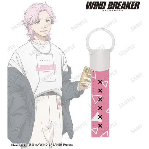 《WIND BREAKER》全新绘制 桐生三辉 夏装版 穿着款钥匙扣 仿皮钥匙扣