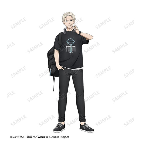 《WIND BREAKER》全新绘制 梶莲 夏装版 穿着款钥匙扣 仿皮钥匙扣