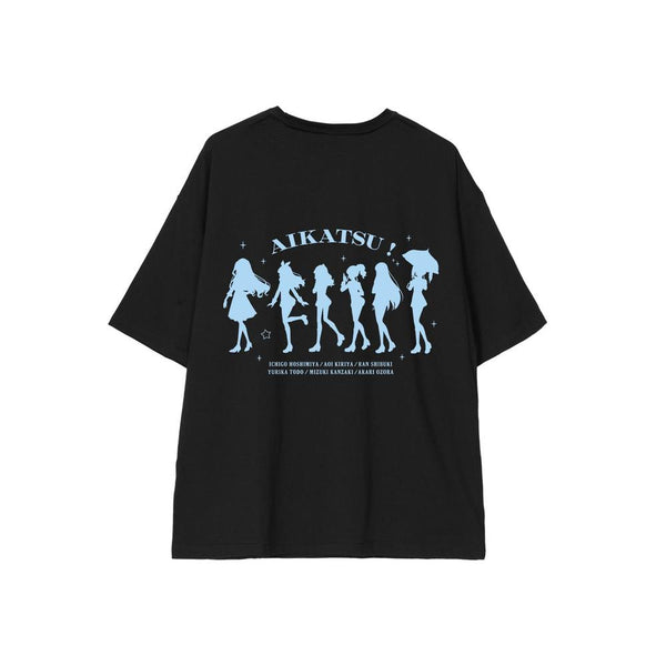 "Aikatsu! 10th STORY ~STARWAY to the Future~" Original Illustration Group "Ayumi" Ver. BIG Silhouette T-Shirt (Unisex)