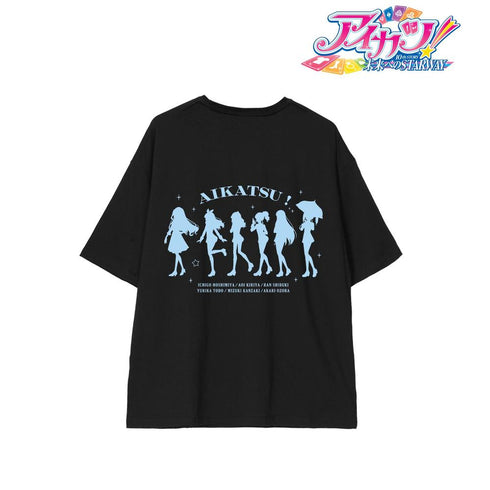 "Aikatsu! 10th STORY ~STARWAY to the Future~" Original Illustration Group "Ayumi" Ver. BIG Silhouette T-Shirt (Unisex)